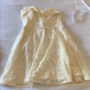 Lace Strapless Sun Dress